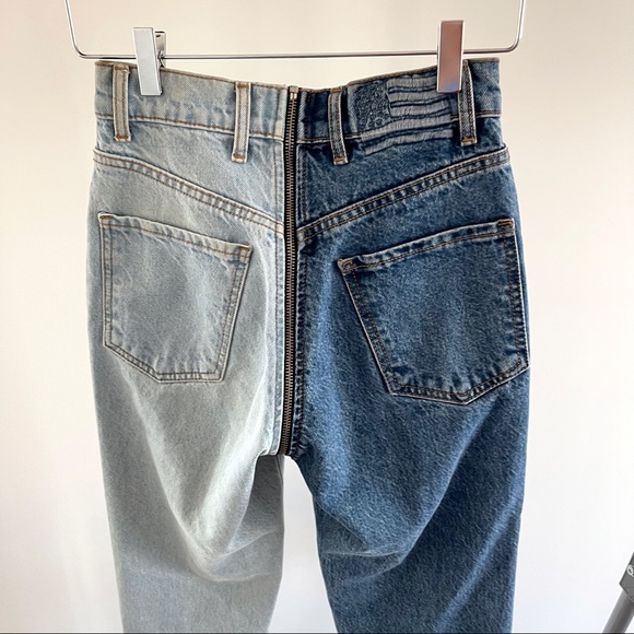 Revice Yin Yang Denim Zipper Jeans Size 24 - Picture 6 of 10